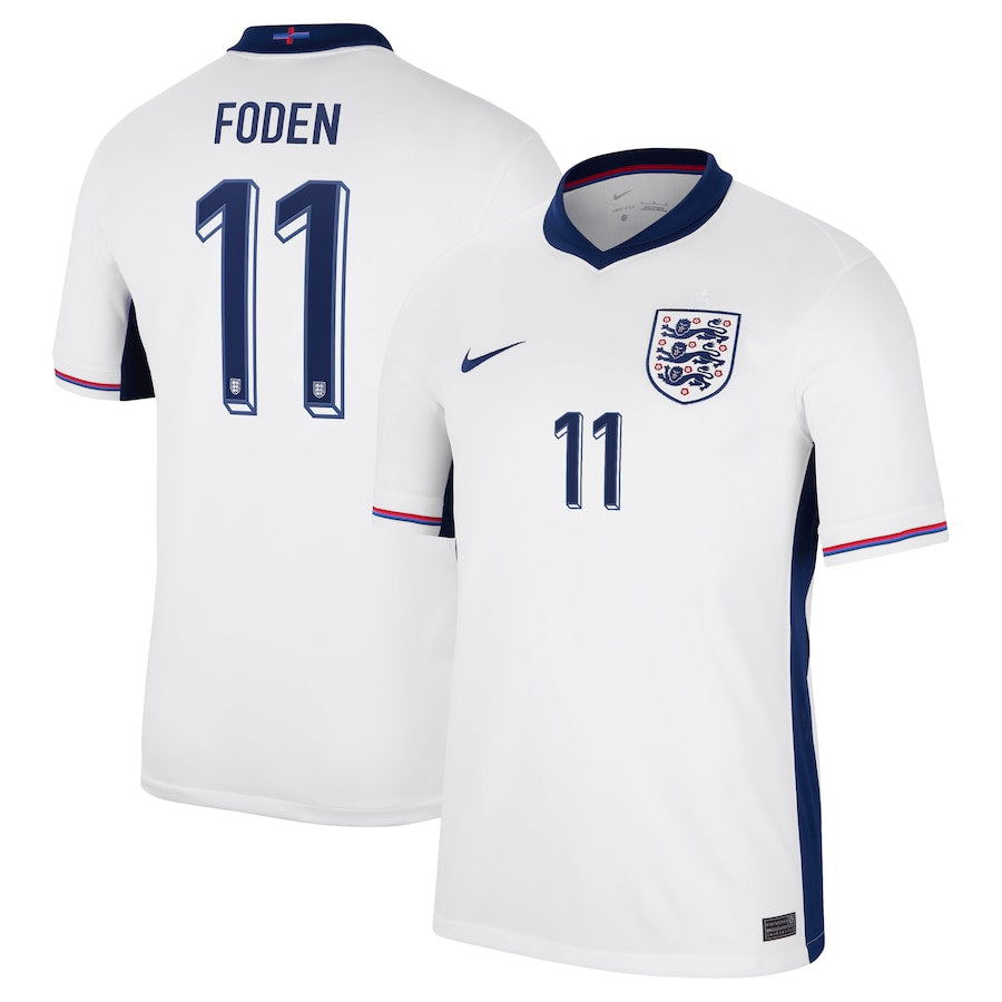 MAILLOT FODEN DOMICILE ANGLETERRE BLANC 2024