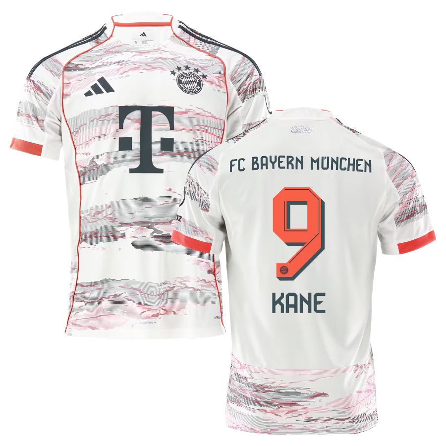MAILLOT HARRY KANE BAYERN MUNICH EXTERIEUR HOMME BLANC 2025/2026