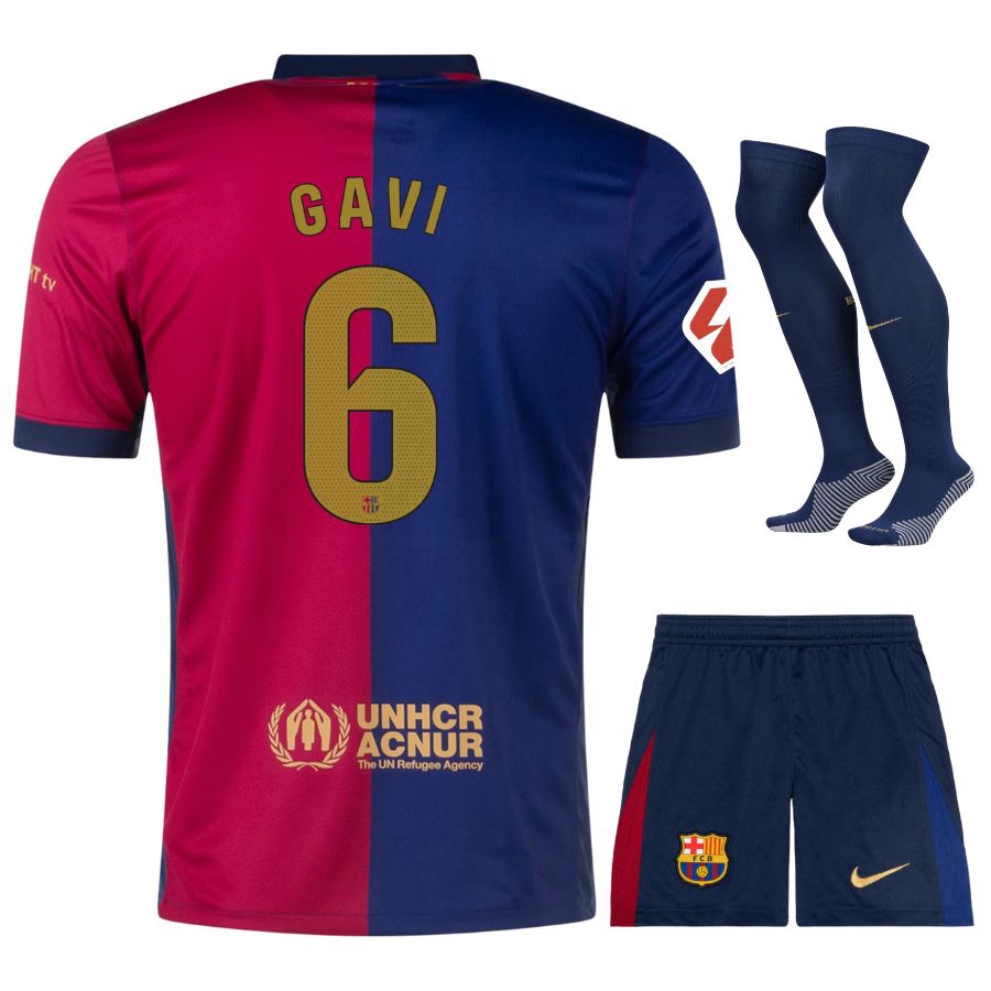 MAILLOT KIT ENFANT FC BARCELONE GAVI DOMICILE 2024/2025