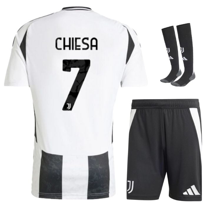 MAILLOT KIT ENFANT JUVENTUS CHIESA DOMICILE 2024/2025