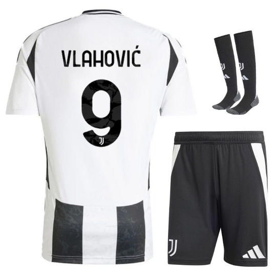 MAILLOT KIT ENFANT JUVENTUS VLAHOVIC DOMICILE 20242025