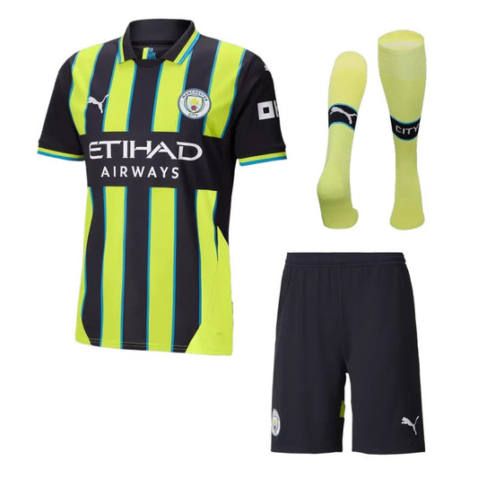 MAILLOT KIT ENFANT MANCHESTER CITY HAALAND EXTERIEUR 20242025