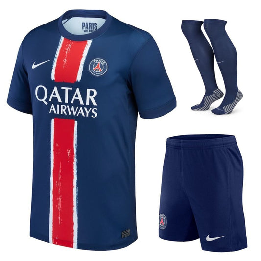 MAILLOT KIT ENFANT PSG DOMICILE BLEU 2024/2025