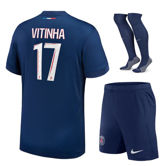 MAILLOT KIT ENFANT PSG DOMICILE VITINHA 20242025