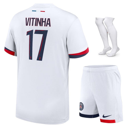 MAILLOT KIT ENFANT PSG EXTERIEUR VITINHA 2024/2025