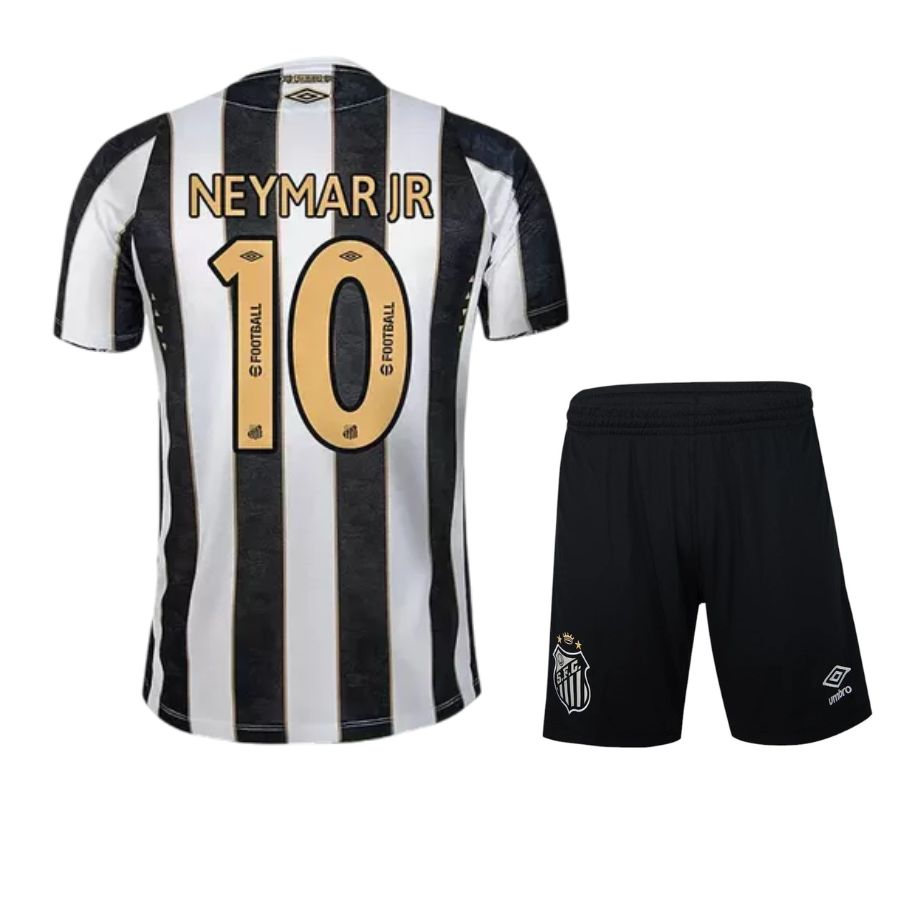 MAILLOT KIT ENFANT SANTOS NEYMAR JR NOIR 2024/2025