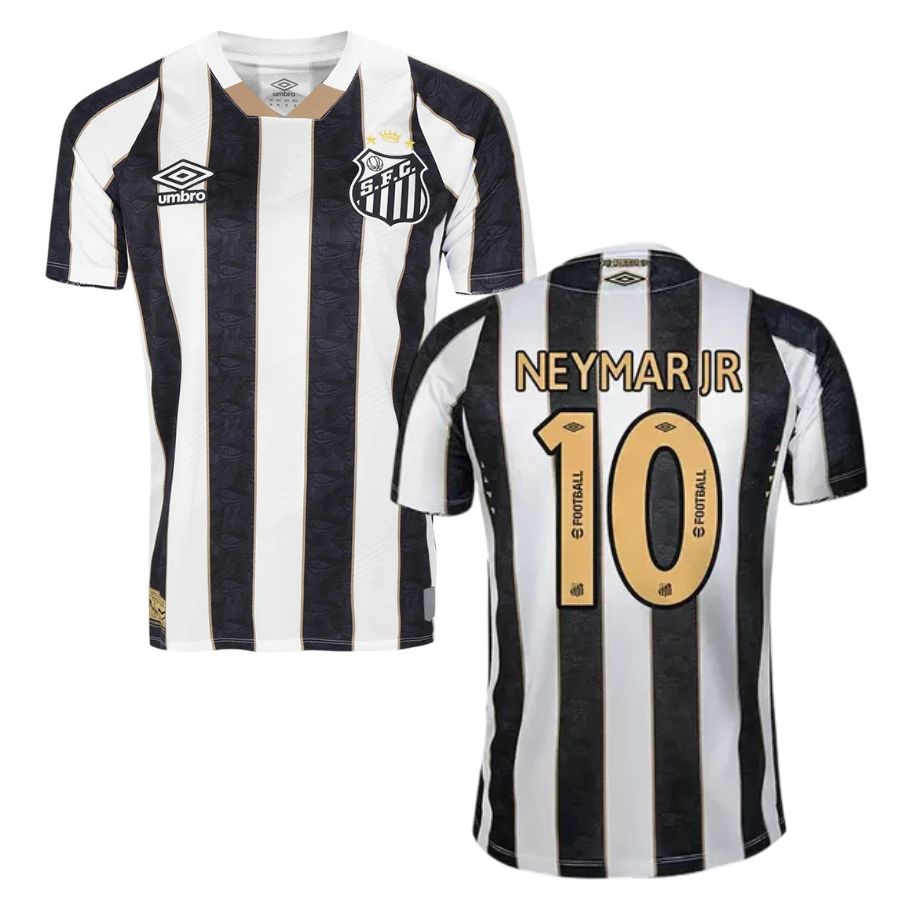 MAILLOT KIT ENFANT SANTOS NEYMAR JR NOIR 2024/2025