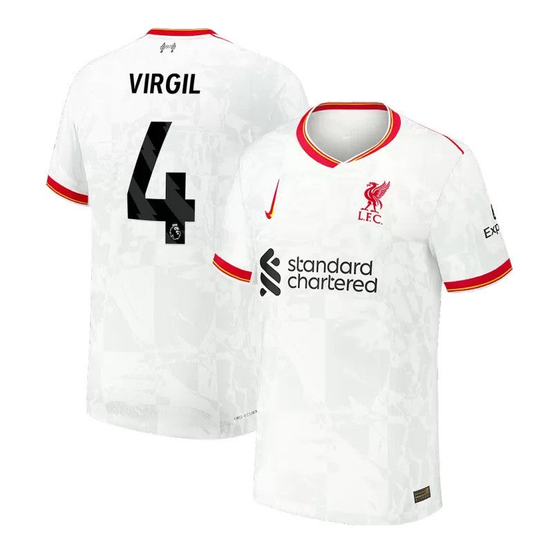 MAILLOT LIVERPOOL VIRGIL THIRD BLANC 24/25