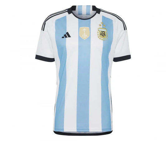 MAILLOT MESSI ARGENTINE DOMICILE 3 ÉTOILES BLANC/BLEU 2023/2024