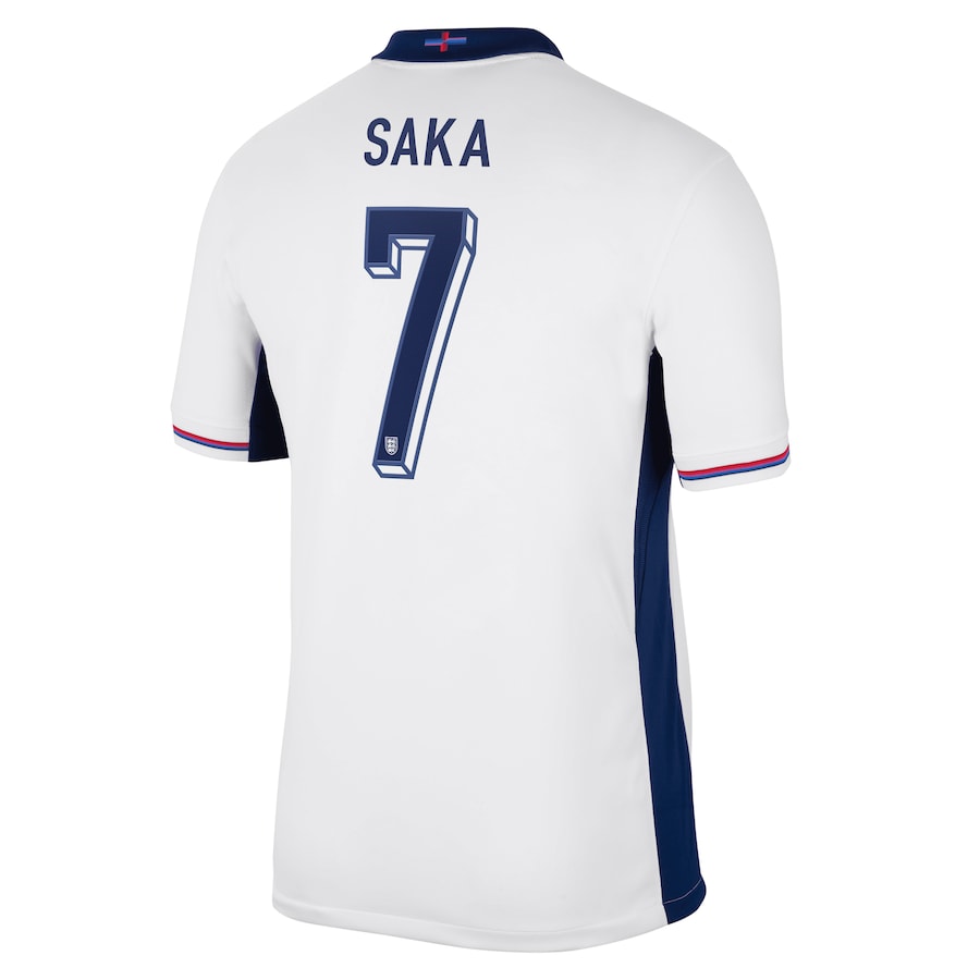 MAILLOT SAKA DOMICILE ANGLETERRE BLANC 2024