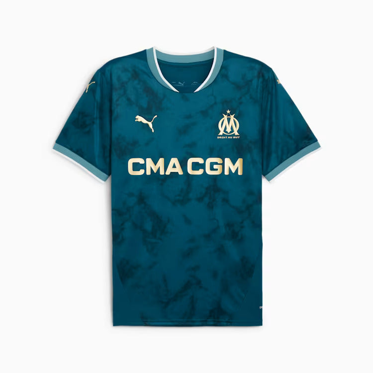 MAILLOT OM MAILLOT OLYMPIQUE DE MARSEILLE EXTÉRIEUR BLEU 2024 - 2025 