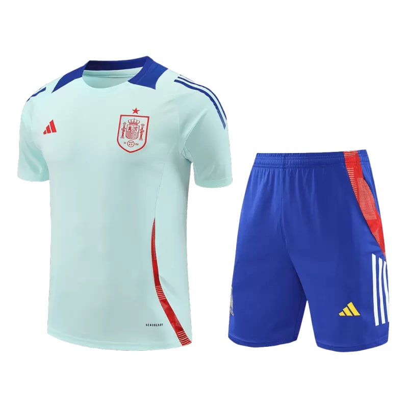 MAILLOT & SHORT ESPAGNE PRE-MATCH HOMME BLANC 2024/2025