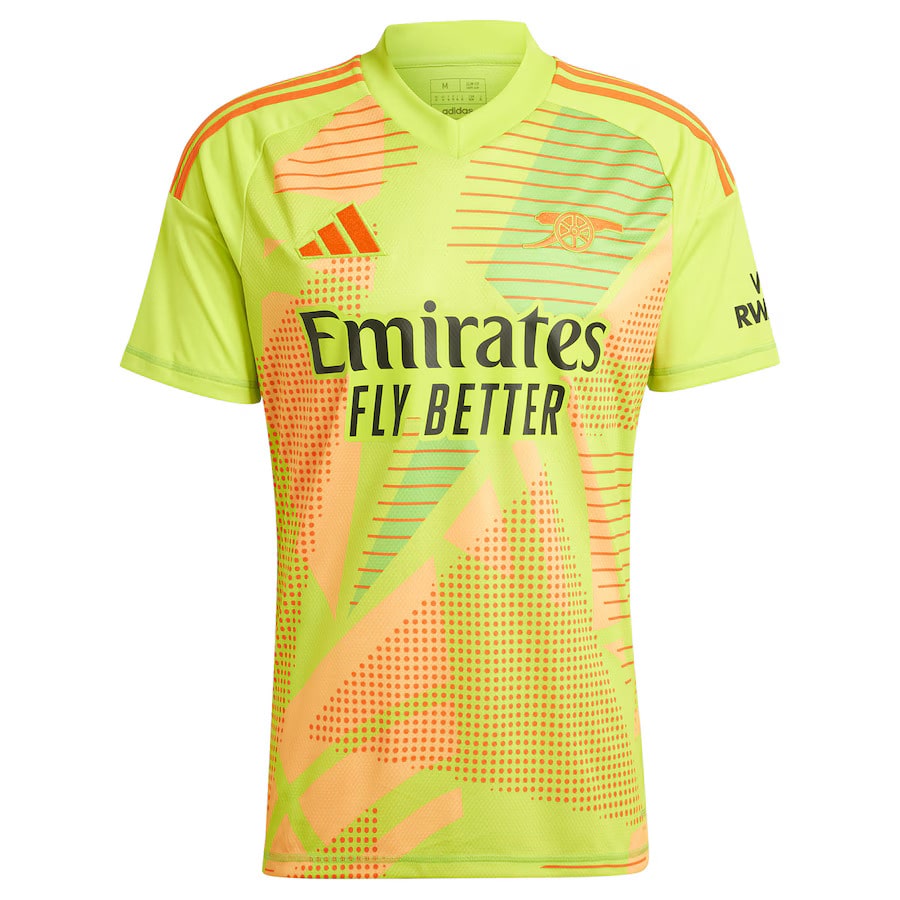 MAILLOT ARSENAL GARDIEN JAUNE HOMME 2024/2025