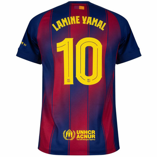 MAILLOT FC BARCELONE LAMINE YAMAL 10 DOMICILE HOMME 2025/2026