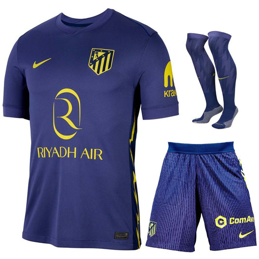 maillot kit enfant atletico madrid exterieur 2025/2026