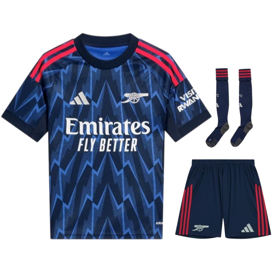 MAILLOT KIT ENFANT ARSENAL EXTERIEUR BLEU 2025/2026