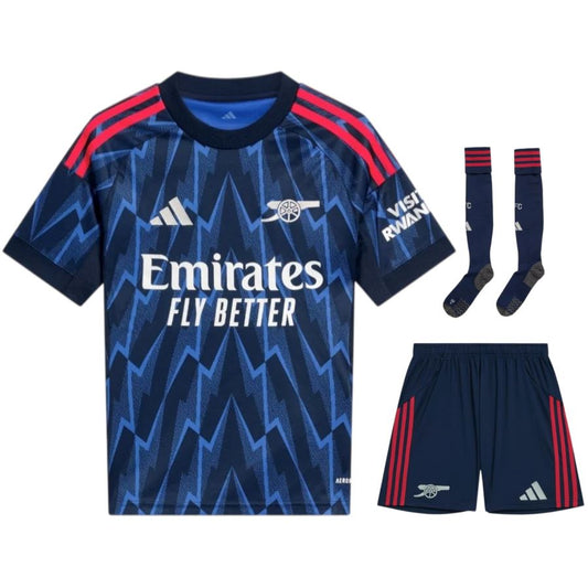 MAILLOT KIT ENFANT ARSENAL EXTERIEUR BLEU 2025/2026