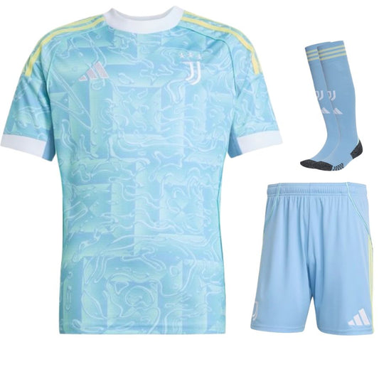 maillot juventus kit enfant juventus exterieur 2025/2026