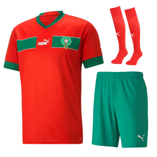 MAILLOT KIT ENFANT MAROC DOMICILE 2023