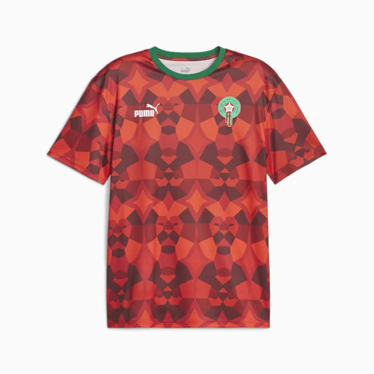 maillot maroc can 2024 - football rouge