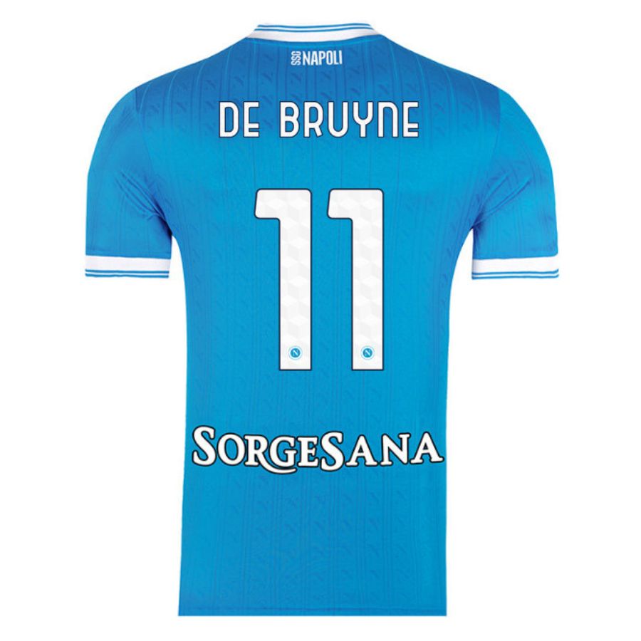 MAILLOT NAPLES DOMICILE DE BRUYNE HOMME BLEU 2025/2026