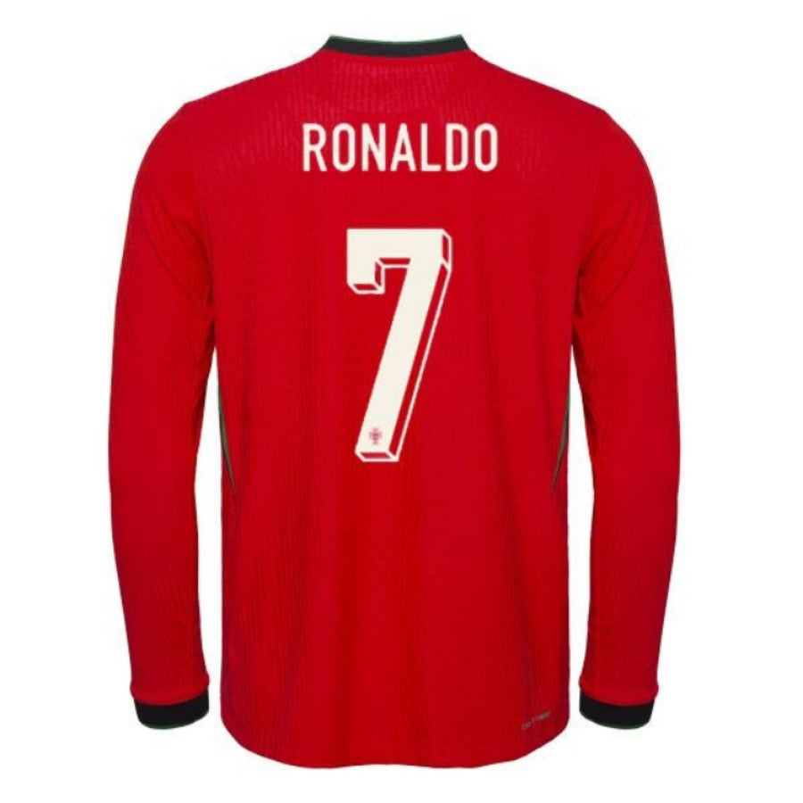 MAILLOT PORTUGAL RONALDO DOMICILE MANCHES LONGUES HOMME 2024/2025 