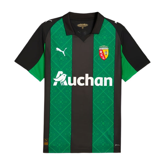 MAILLOT RC LENS EXTERIEUR VERT HOMME 2025/2026