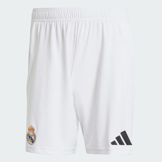 SHORT REAL MADRID DOMICILE BLANC 24/25