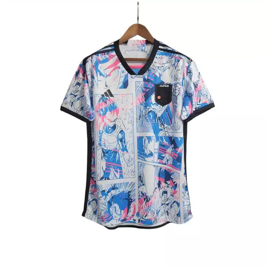 maillot japon dragon ball bleu/rose concept 2024/2025