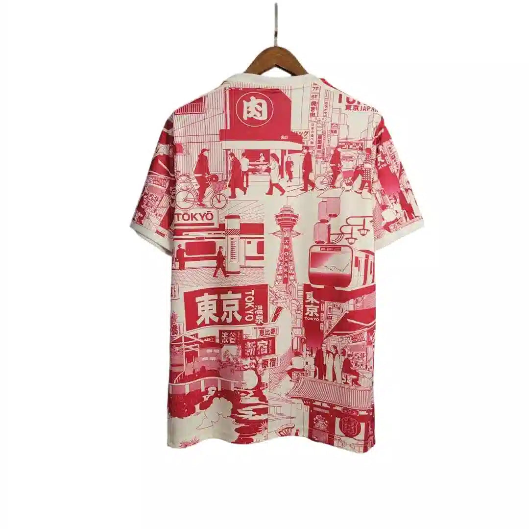 maillot japon tokyo rouge concept 2024/2025