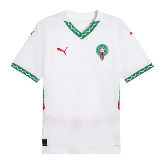 maillot maroc exterieur blanc 2024/2025