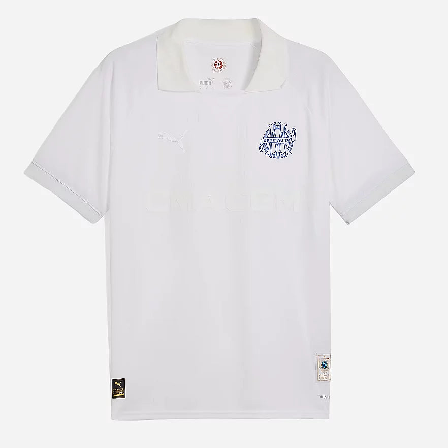 maillot om 125 ans anniversaire blanc