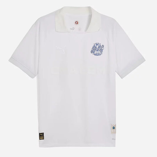 maillot om 125 ans anniversaire blanc