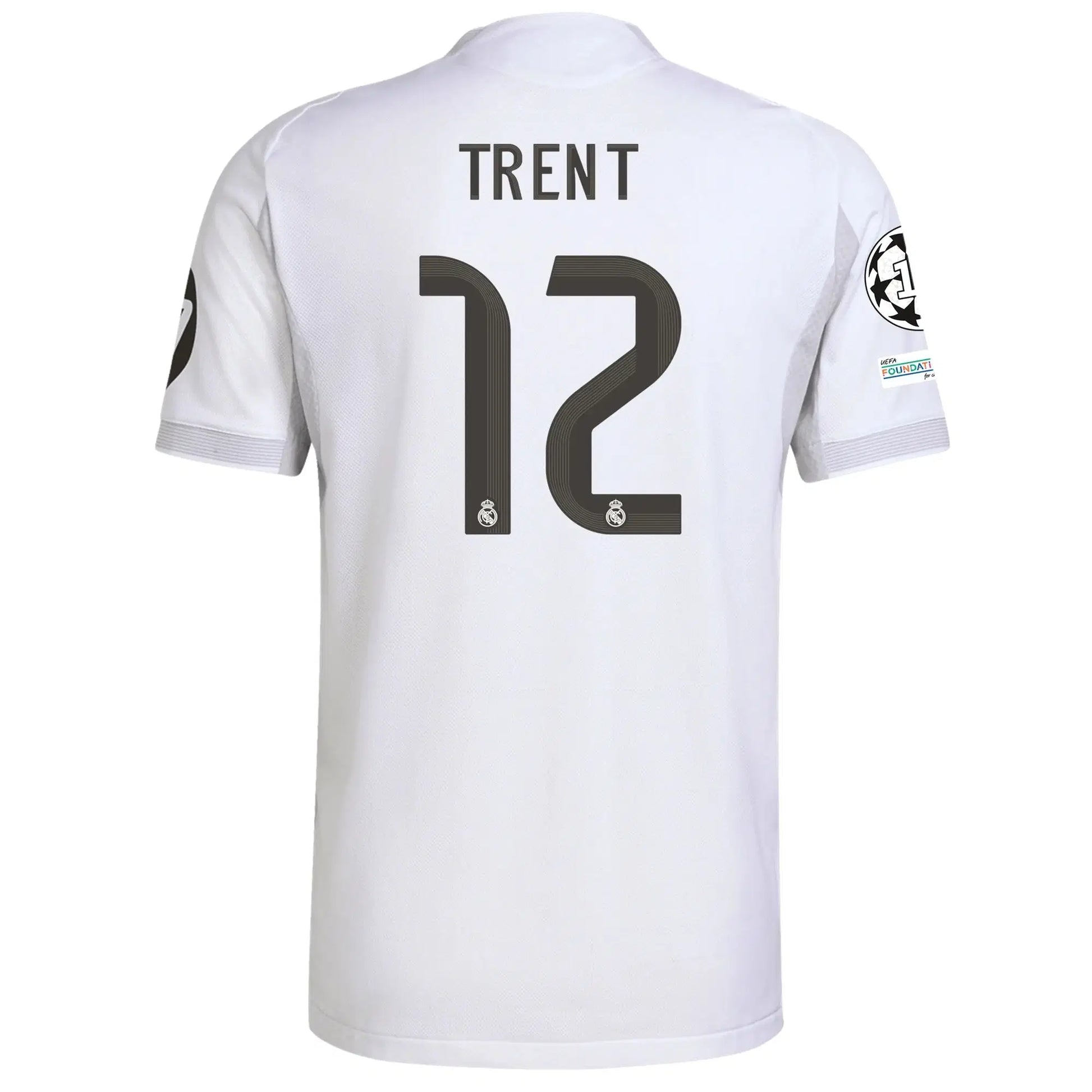 MAILLOT REAL MADRID TRENT DOMICILE HOMME BLANC 2025/2026