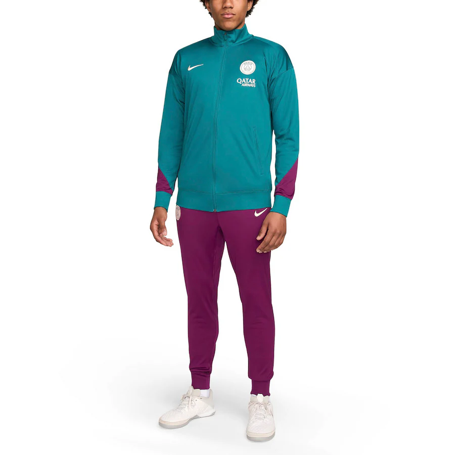 SURVÊTEMENT PSG STRIKE DRI-FIT - TURQUOISE/BORDEAUX 2024/2025