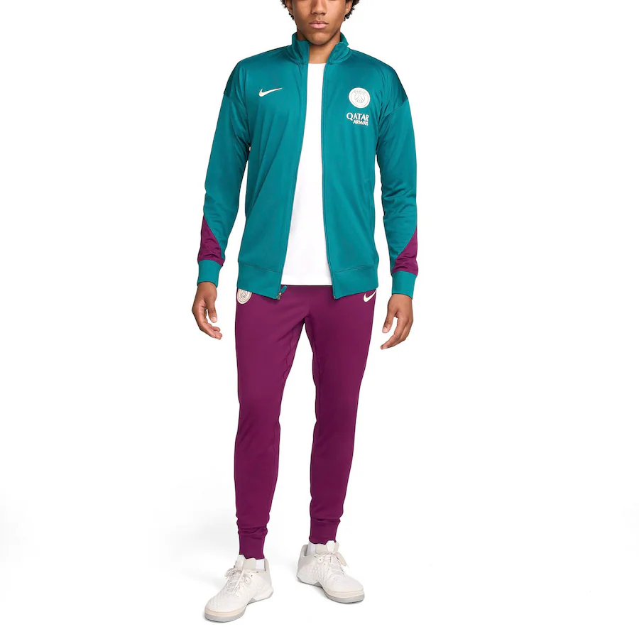 SURVÊTEMENT PSG STRIKE DRI-FIT - TURQUOISE/BORDEAUX 2024/2025